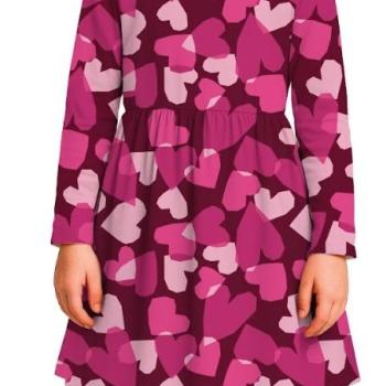 Vestido Malwee Juvenil Rodado Acinturado 1000128598 Manga Longa 10 ao 16 44576 k26