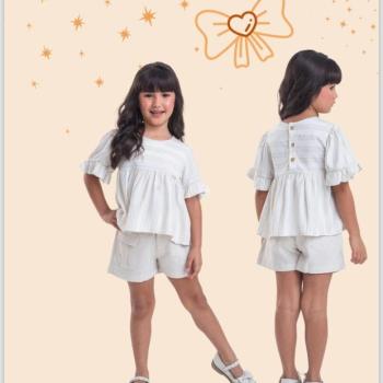 Conjunto Parangolé Feminino Infantil 10100668 Blusa/Shorts 4 ao 10 43649