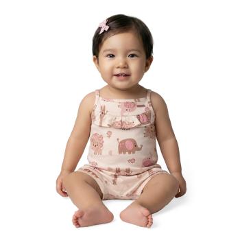 Macacão Kiko e Kika Feminino Bebê 15233 Curto P ao G 44961 k26