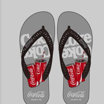 Chinelo Coca Cola Masculino CC4883 Cinza/Preto 49839 M26