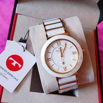 Relógio Technos Feminino Branco 2035LWF Ceramic 47018