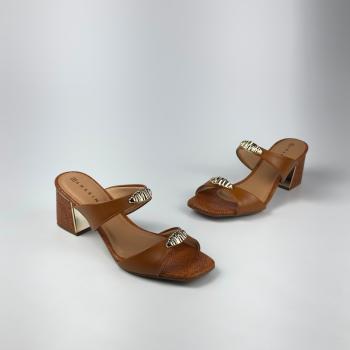 Tamanco Ramarim Feminino Camel 2639201 51903