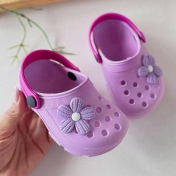 Babuche KidstePé Feminina Infantil 21690781183 Lilás/Pink 45466 k26