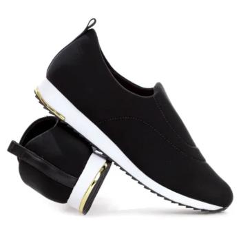Tênis Usaflex Feminino  UD21001001 Slip Preto 50957