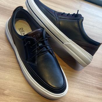 Sapatenis Democrata Clay 290302-001 Preto 48617