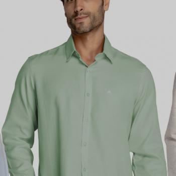 Camisa Social MX Masculina  M/L Fit 25553 48868