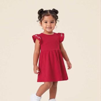 Vestido Malwee Curto Rodado Infantil 1000140990 4 ao 8 45552 k26