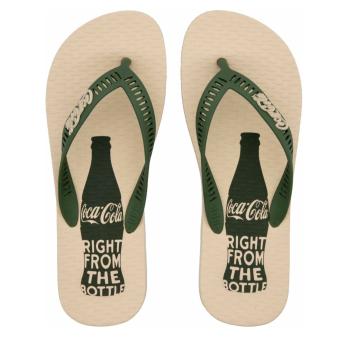 Chinelo Coca Cola Masculino Off White/Musgo CC4759 49129 7