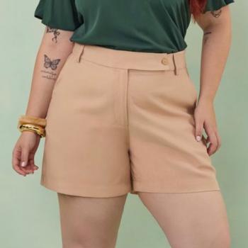 Short Lunender Feminino Tecido Alfaiataria 37331 51532