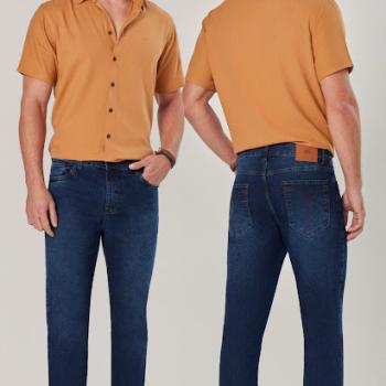 Calça Max Jeans Slim masculina 12108 49079