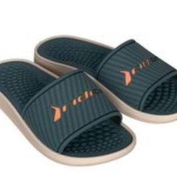 Sandália Rider Slide Pump Masculina Infantil 11784 Bege/Azul 45109 k26