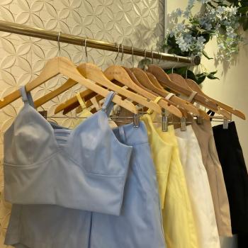 Conjunto Exinia Feminino Short e Cropped 4462 49245