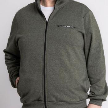 Jaqueta Moletom Colisão Masculina Plus 106620029 50623