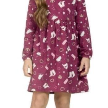 Vestido Kaiani Infantil Manga Longa 12373 4 ao 8 44357 k26