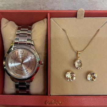 Kit Relógio Feminino Condor C02035NIF/K4J 48177