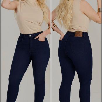 Calça Max Denim Feminina Cos Alto 6938 50039