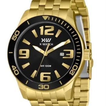 Relógio X-Watch Masculino Dourado XMGS1051 51080