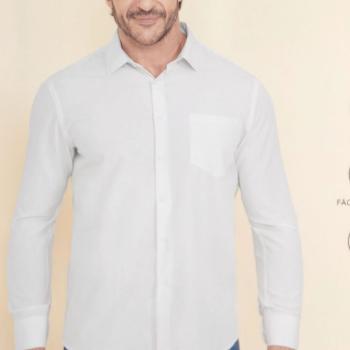 Camisa Social OTT Masculina com Elastano  M/L 01129230  51110