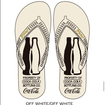 Chinelo Coca Cola Masculino Off White/Off White CC4888 49941 54 F26