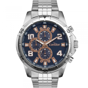 Relógio Condor Masculino COVD38AB Prata 48938