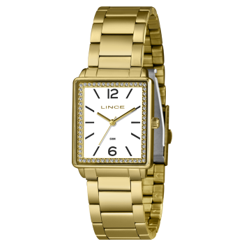 Relógio Lince Feminino LQG4737L28 Dourado C/ Fundo Branco 42266