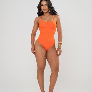 Maiô Caboriú Texturizado Com Drapeado no Busto 11366 49381