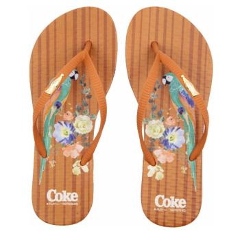 Chinelo Coca Cola Feminino Telha/Telha CC4825 49640 21