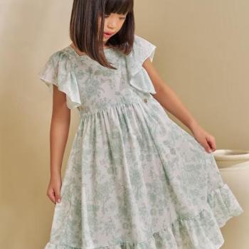 Vestido Pokótinha Midi Infantil Olimpia 8302P 6 ao 10 44031