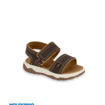 Sandália Molekinho 2624110 Café 44531 k26
