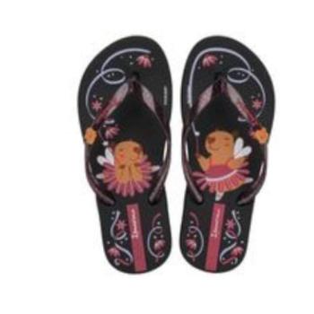Sandália Ipanema Feminina Hype 27388 Preto/Preto Glitter 45112 k26