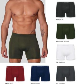 Cueca Selene Box Poliamida sem Costura 11070003 49076