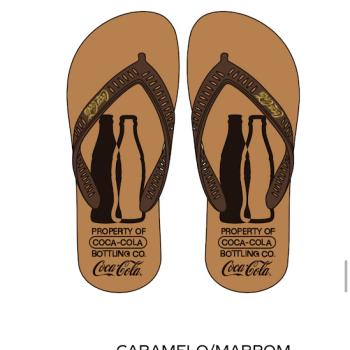 Chinelo Coca Cola Masculino Caramelo/Marrom CC4888 49942 55 F26