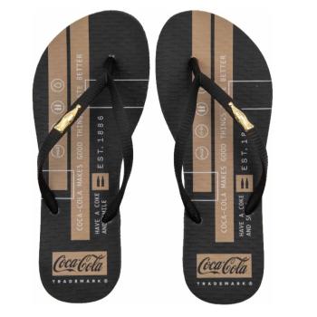 Chinelo Coca Cola feminina Preto/Preto CC4839 49642 22