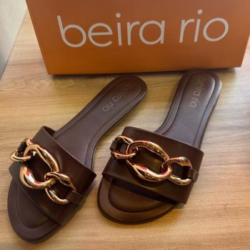 Sandália Rasteira Beira Rio 8367877 Conhaque 49848 M26