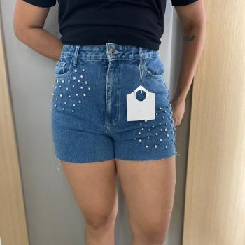 Short Brytch com Brilho Feminino Cintura Alta 105101 50997