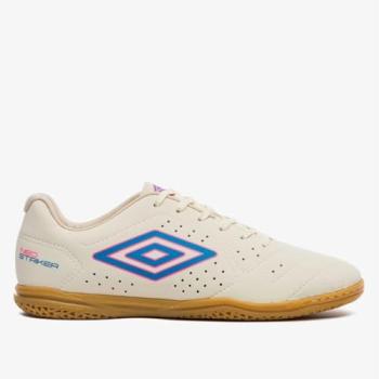 Chuteira Umbro Futsal Masculina  1371687 Off/Rosa/Azul Neo Striker II 51466