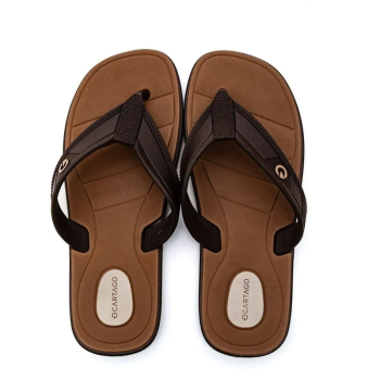 Chinelo Cartago Masculina Aspen II 12641 Marrom/Marrom 51722