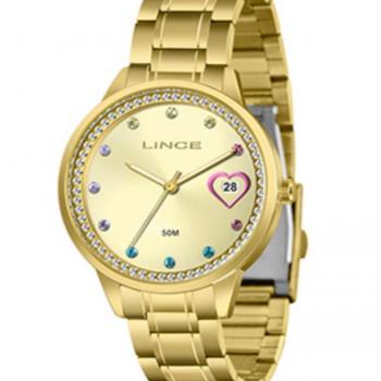 Relógio Lince Feminino Dourado LRG4831L38 C1KX  48035