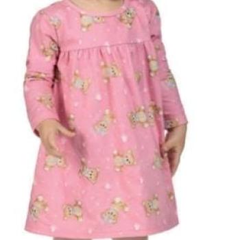 Vestido Kaiani Bebê 12361 Manga Longa M ao G 44318 k26