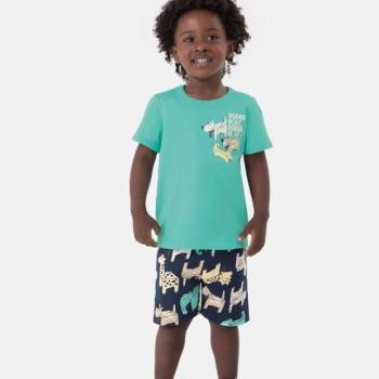Conjunto Malwee Masculino Infantil 1000132272 Camiseta/Bermuda 1 ao 3 43544