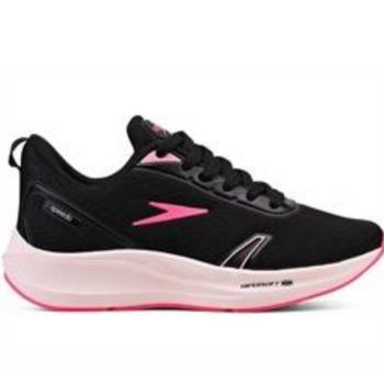 Tenis Esportivo Feminino Speedo Preto/Rosa/Pink SP0121 49603