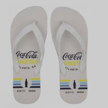 Chinelo Coca Cola Masculino CC4875 Branco/Branco 51715