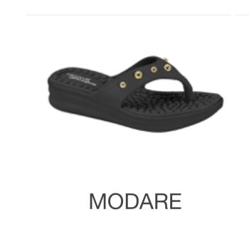 Sandália Modare Feminina 7213102 Gaspea Pronta Preta 50428