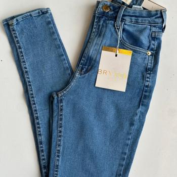 Calça Brytch Feminino Jeans Skinny Cintura Alta 132942371 49952