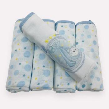 Kit Fraldas Muito Mimo 5280 70 cm x 68 cm C/Bainha 5 Unidades 43144