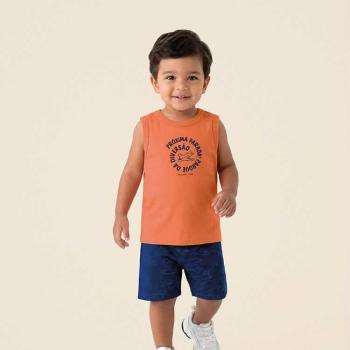 Conjunto Malwee Masculino Infantil 1000141584 Regata/Bermuda 1 ao 3 45612 k26