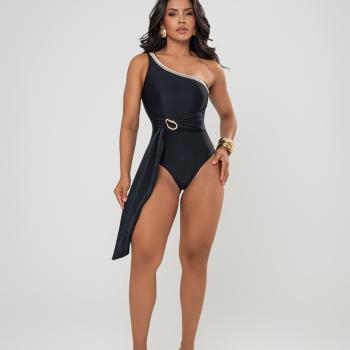 Maiô Camboriú Ombro Único Com Faixa na Frente  11369 49380