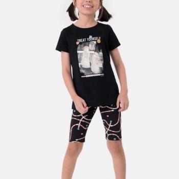 Conjunto Malwee Feminino Juvenil 1000132486 Blusa/Bermuda 12 44042