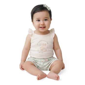Conjunto Kiko e Kika Feminino Bebê 15292 Body Alça/Shorts P ao G 44977 K26