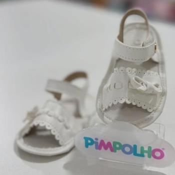 Sandália Batizado Pimpolho Alice 0110608 Branco 45040 k26